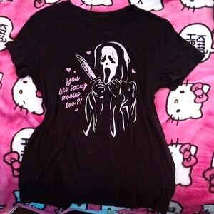 Black Graphic T-shirt Short Sleeve